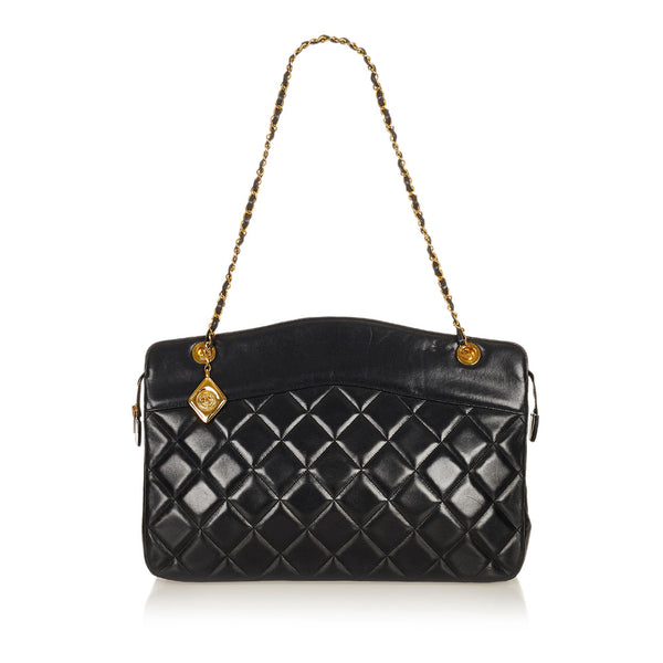 Chanel Matelasse Lambskin Leather Shoulder Bag (SHG-26964)