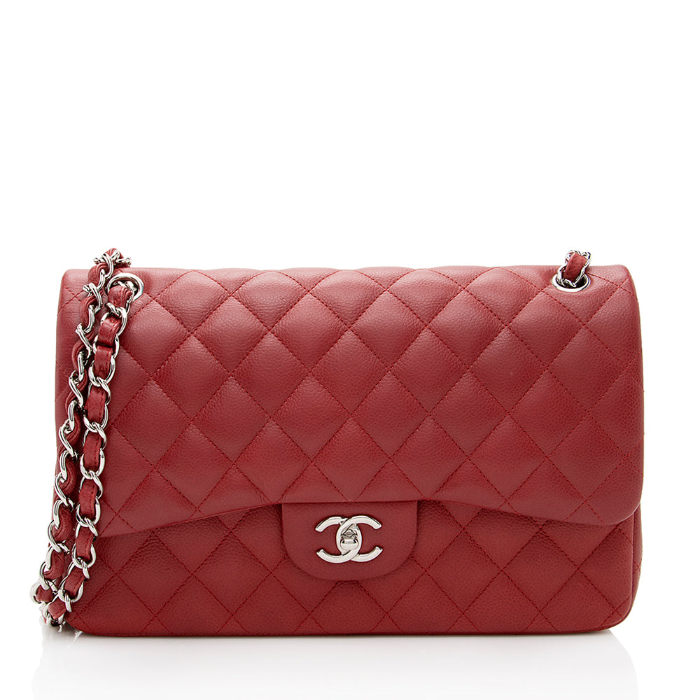 woede Concurreren Barmhartig Chanel Matte Caviar Lambskin Jumbo Double Flap Bag (SHF-18309) – LuxeDH