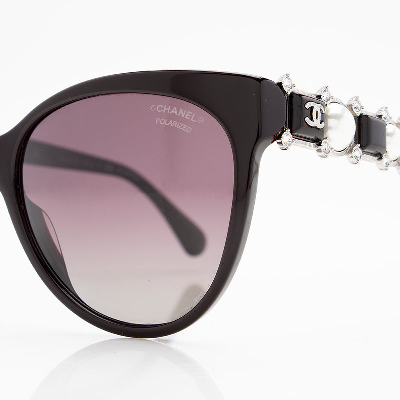 Chanel Bijou Charm Pearl Chain 5341H Women's Cat Eye Frames  PolarizedSunglasses