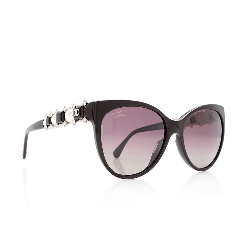 Chanel Bijou Charm Pearl Chain 5341H Women's Cat Eye Frames  PolarizedSunglasses