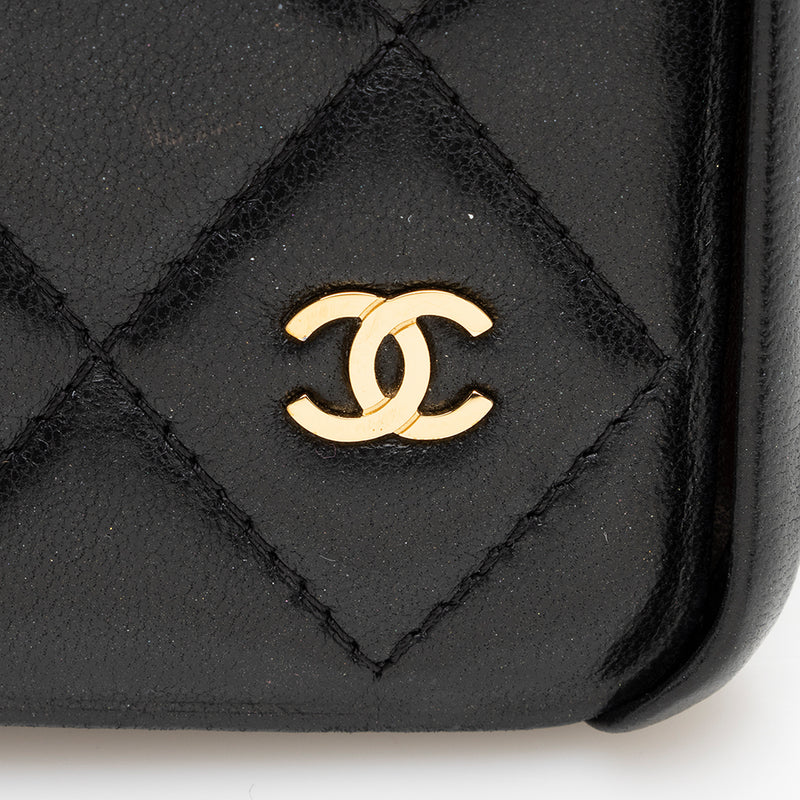 Chanel Quilted Lambskin iPhone X Case (SHF-16170) – LuxeDH