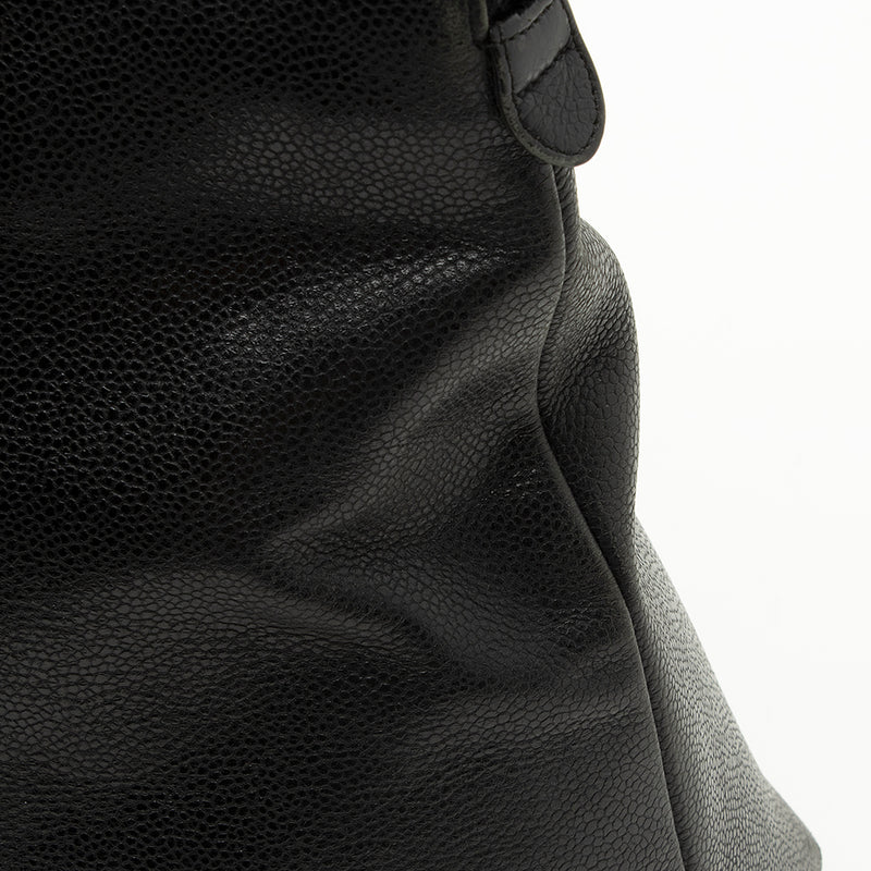 Chanel Hobo Chain Bag Caviar Leather Shoulder Bag Tote