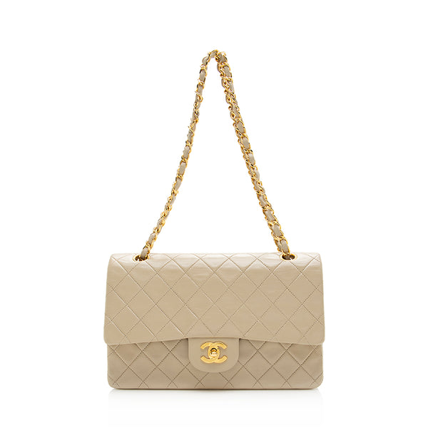 Chanel Vintage Lambskin Classic Medium Double Flap Bag - FINAL SALE (SHF-19788)