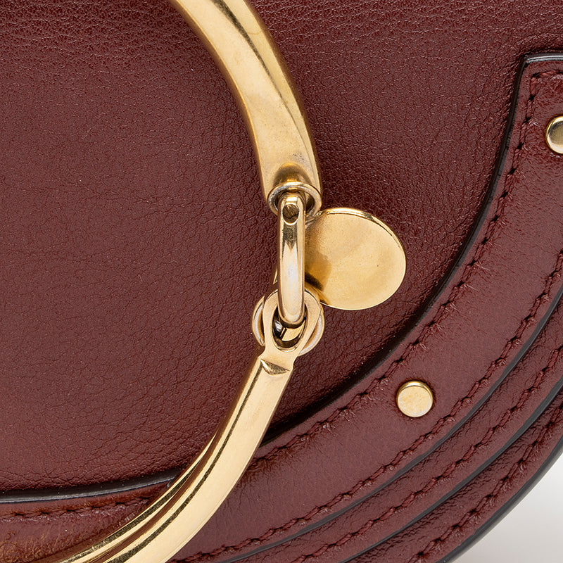 CHLOÉ Nile Bracelet mini textured-leather Clutch bag