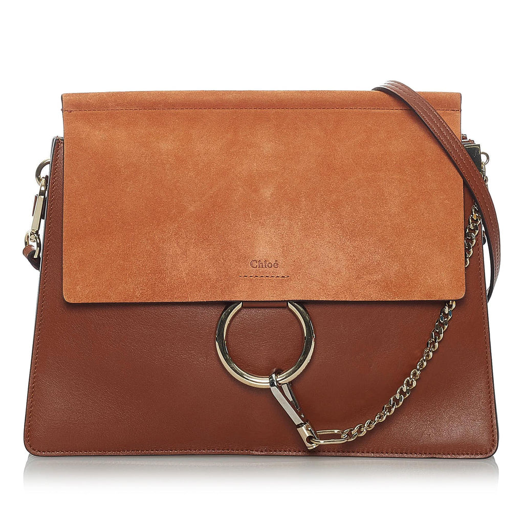 Chloé Small Leather Faye Top-Handle Bag