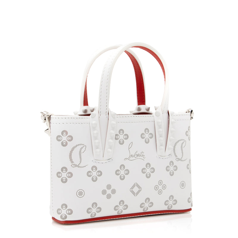 Christian Louboutin Cabata Small Perforated Loubinthesky Leather Tote Bag
