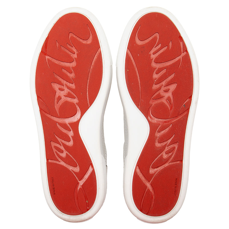 Christian Louboutin, Vierissima white red sneakers