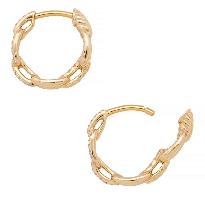 Empreinte Bangle, Yellow Gold And Pave Diamonds - Categories