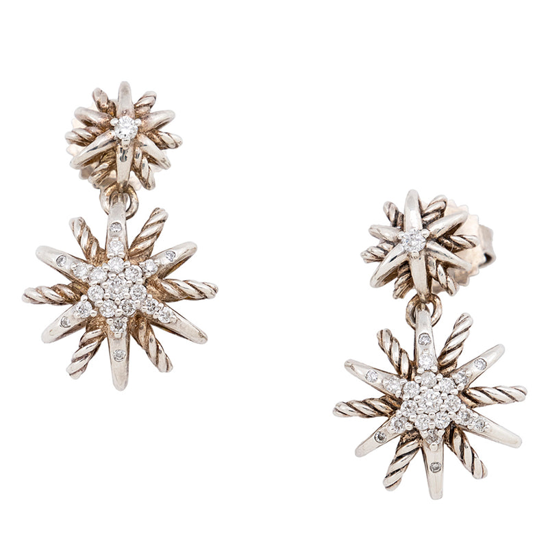Jewelry, New Designer Lv Louis Vuitton Stud Earrings Silver Rhinestone