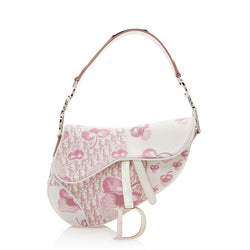 Christian Dior Vintage Girly Saddle Bag - Pink Shoulder Bags