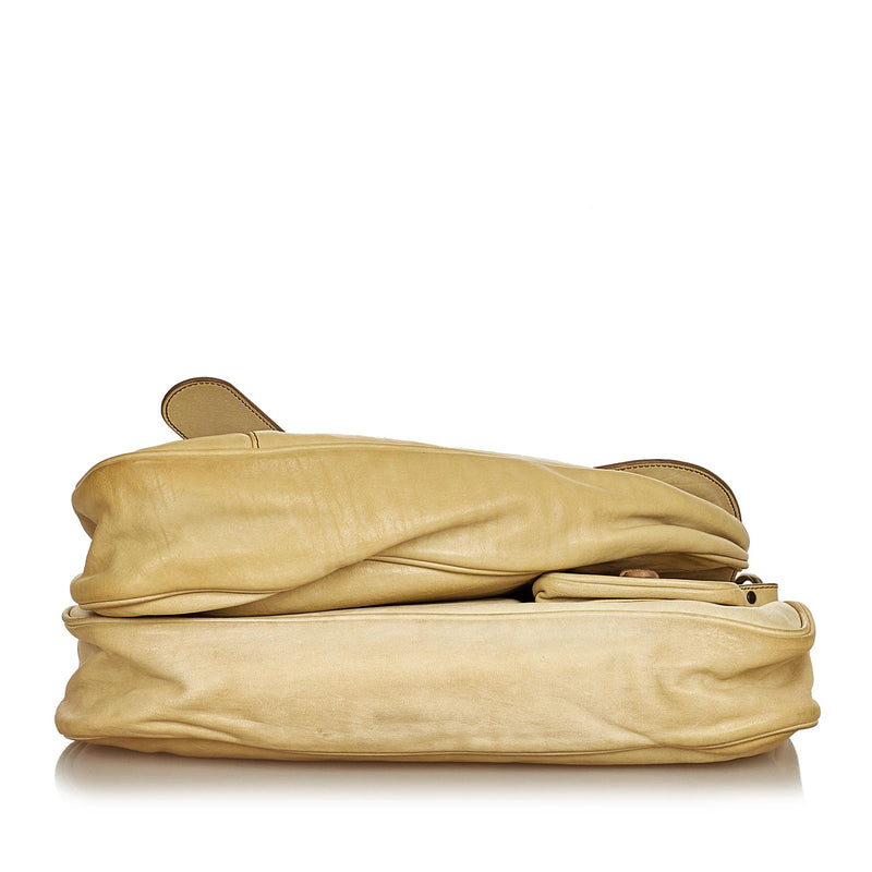 Dior Gaucho Saddle Leather Shoulder Bag (SHG-25888)