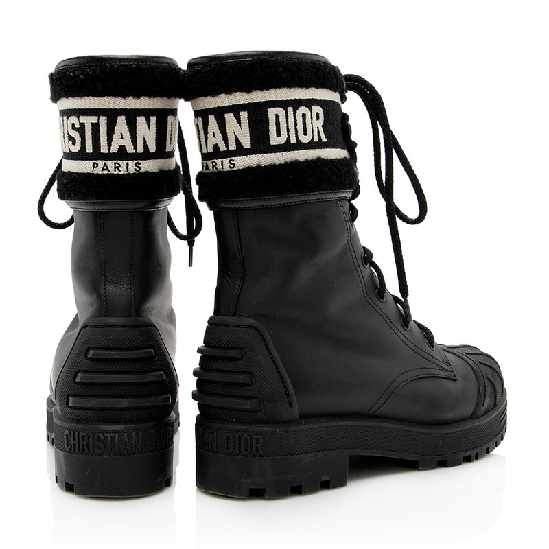 Dior, Shoes, Christian Dior Vintage Leather Black Heeled Boots