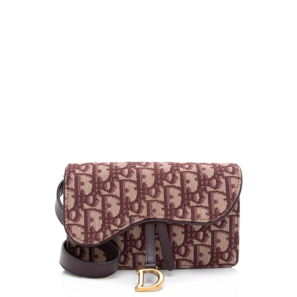 Christian Dior Oblique Saddle Belt Pouch - Neutrals Waist Bags, Handbags -  CHR296249