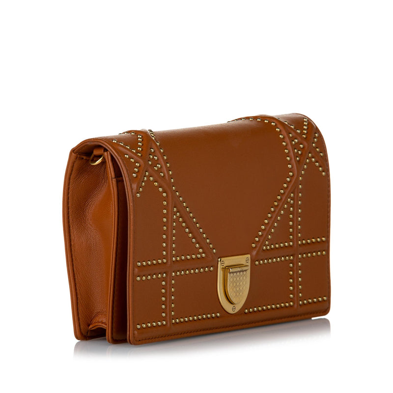 Diorama leather crossbody bag