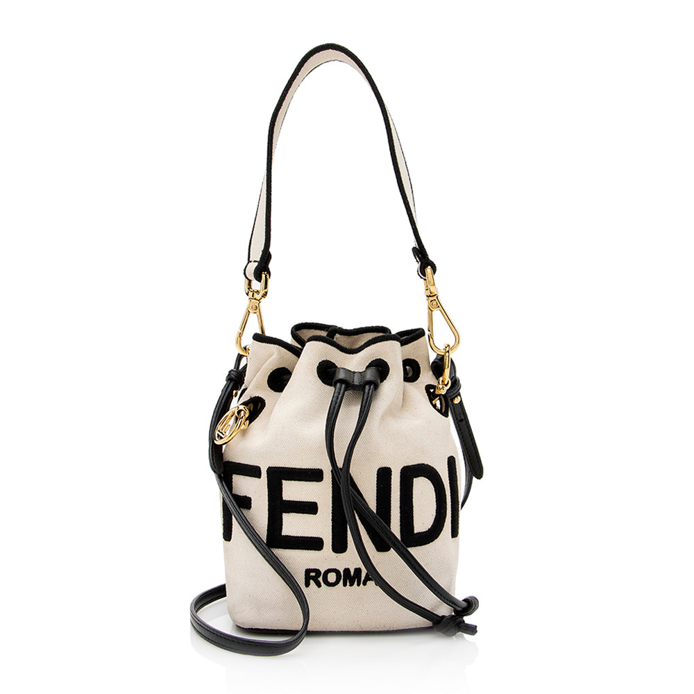 Fendi Mon tresor - Bucket bag for Woman - Blue - 8BS010AP4N-F1LB6