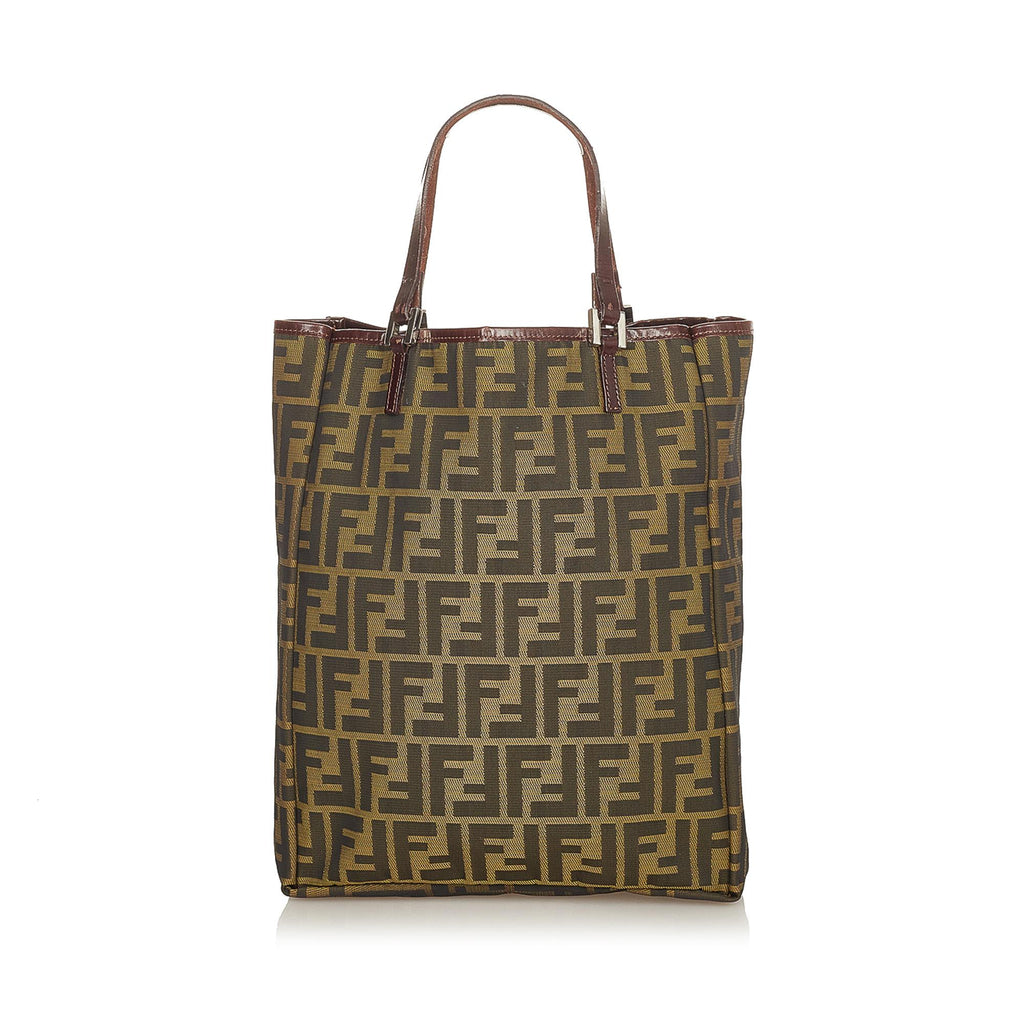 Fendi Brown Zucca Canvas Handbag QBB04W3J0B354