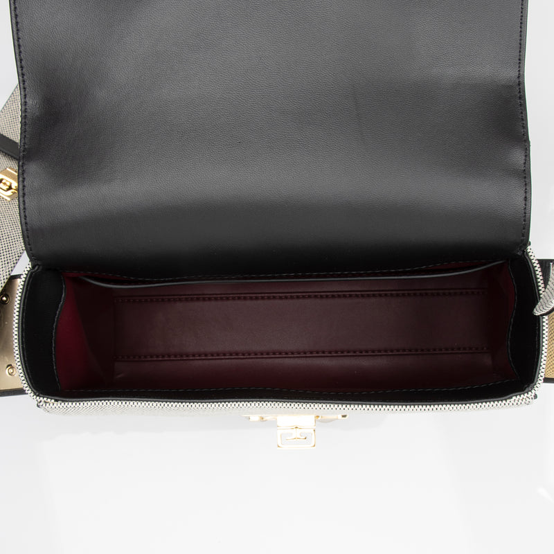 Givenchy Leather Canvas Eden Medium Shoulder Bag (SHF-23474) – LuxeDH