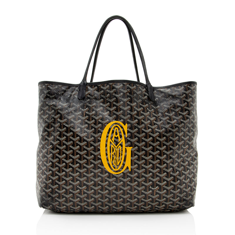 Goyard Black monogram top handle bag