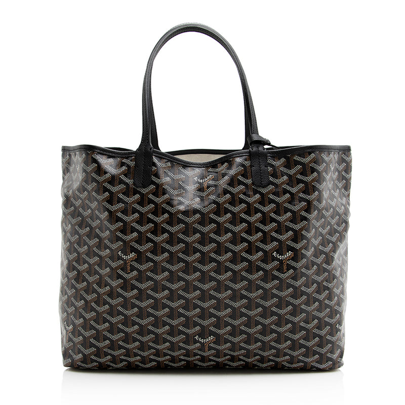 Brand New 100% Authentic Goyard St. Louis PM Tote Black with Pouch dust bag
