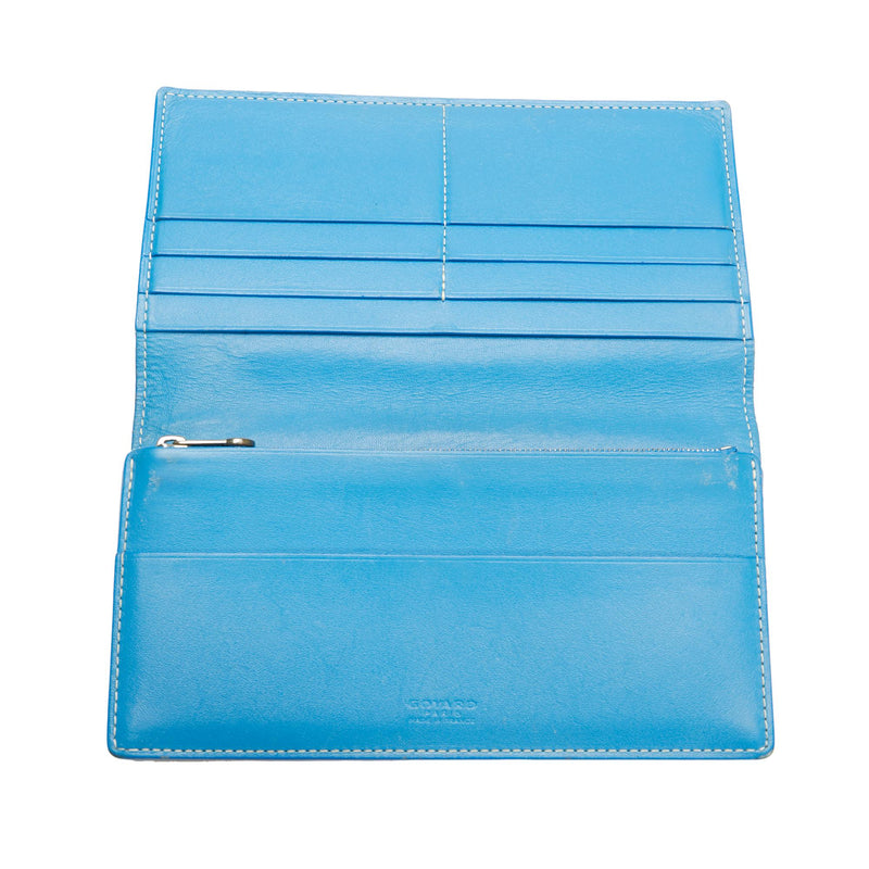 Shop GOYARD Monogram Canvas Leather Long Wallet Small Wallet Logo