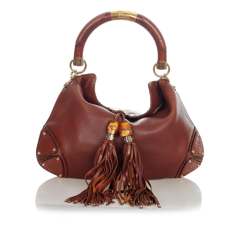 Gucci Authenticated Bamboo Handbag