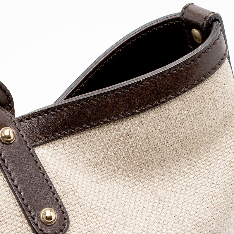 Hermes Canvas Leather Cabalicol Tote (SHF-21627) – LuxeDH