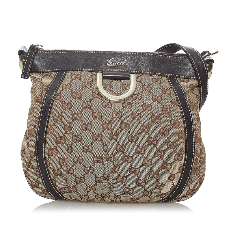 Gucci, Bags, Gucci Vintage Pochette Shoulder Bag Gg Canvas Small Brown