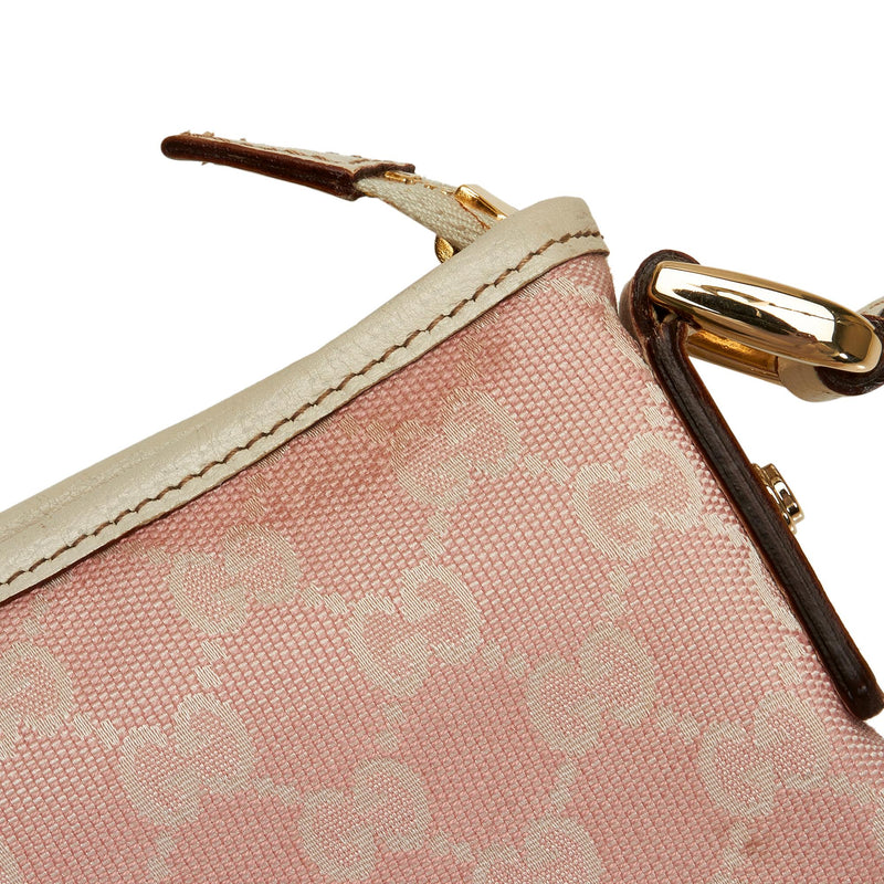 Gucci, Bags, Light Pink Gucci Abbey Dring Pochette Gg Canvas Bag Like New