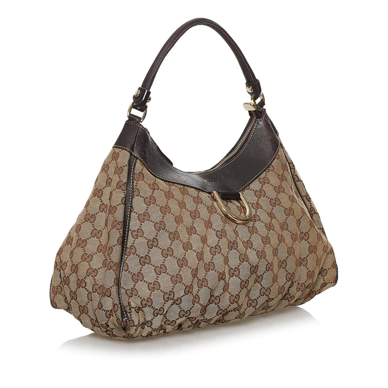 Gucci Vintage - Leather Abbey D-Ring Hobo Bag - Black - Leather Handbag -  Luxury High Quality - Avvenice