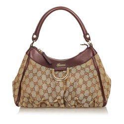 Gucci - Abbey Small GG Canvas D Ring Shoulder Bag