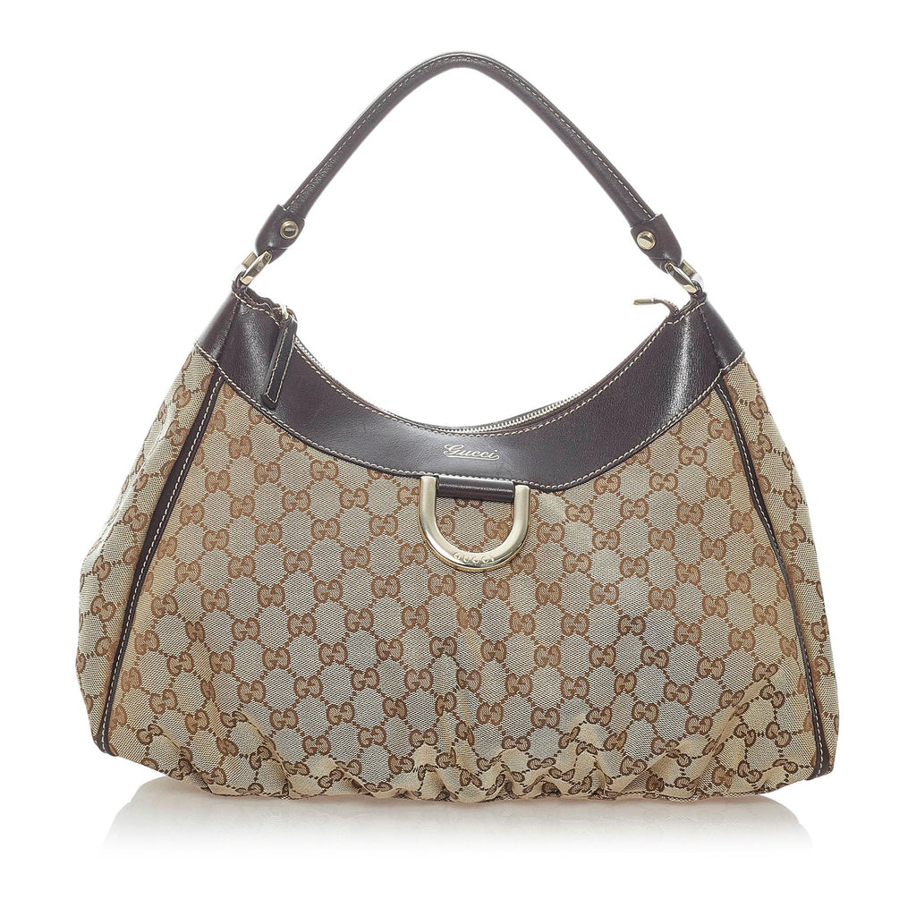 GUCCI GG MONOGRAM ABBEY D RING SHOULDER BAG – Caroline's Fashion Luxuries