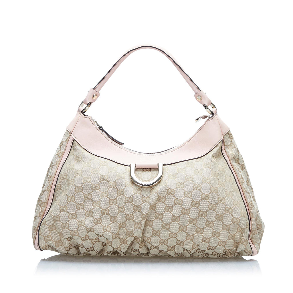 Gucci Abbey D- Ring Canvas Tote Bag (SHG-32612) – LuxeDH