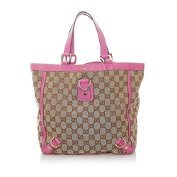 Gucci, Bags, Light Pink Gucci Abbey Dring Pochette Gg Canvas Bag Like New