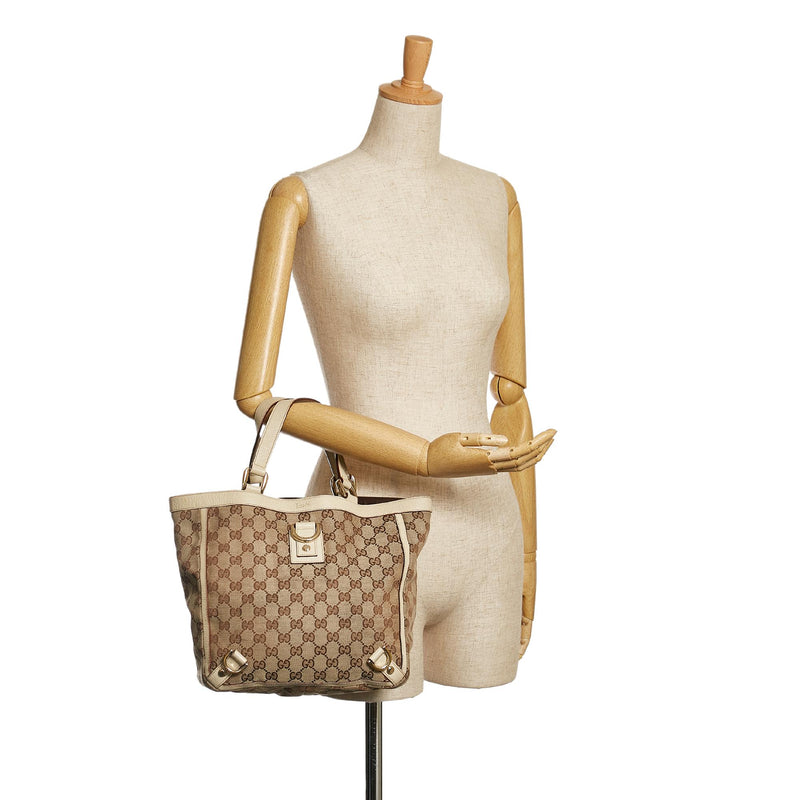 Pre-owned GG Canvas Abbey D-Ring Tote Bag - Shop on RingenShops