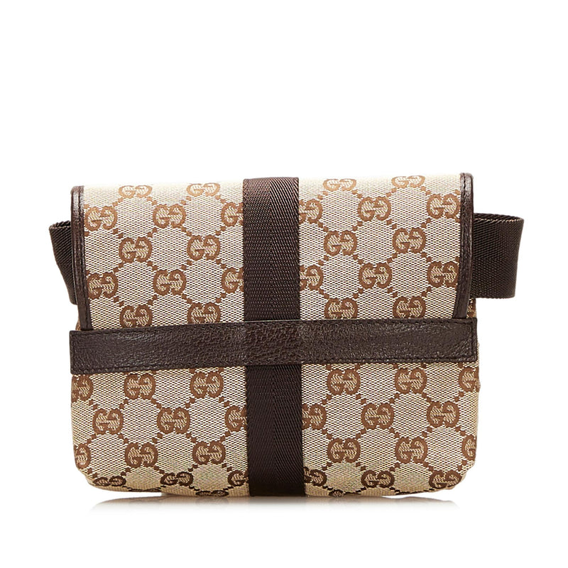 Gucci Pre-owned GG Canvas Belt Bag - Brown