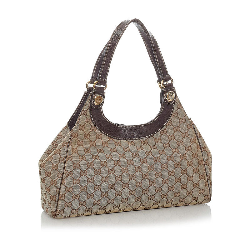 Gucci Monogram-Pattern Shoulder Bag