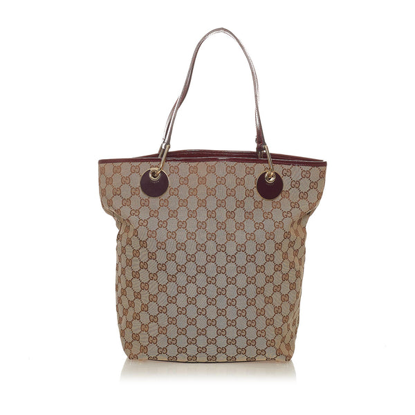 Gucci GG Canvas Eclipse Tote Bag (SHG-27590)