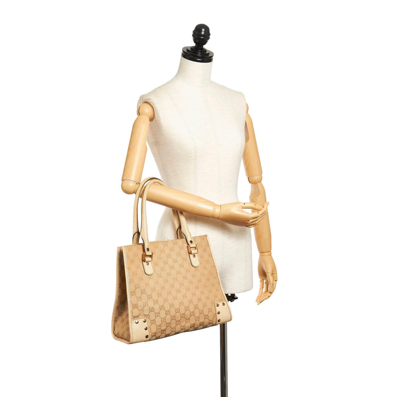Gucci GG Canvas Handbag (SHG-32328)