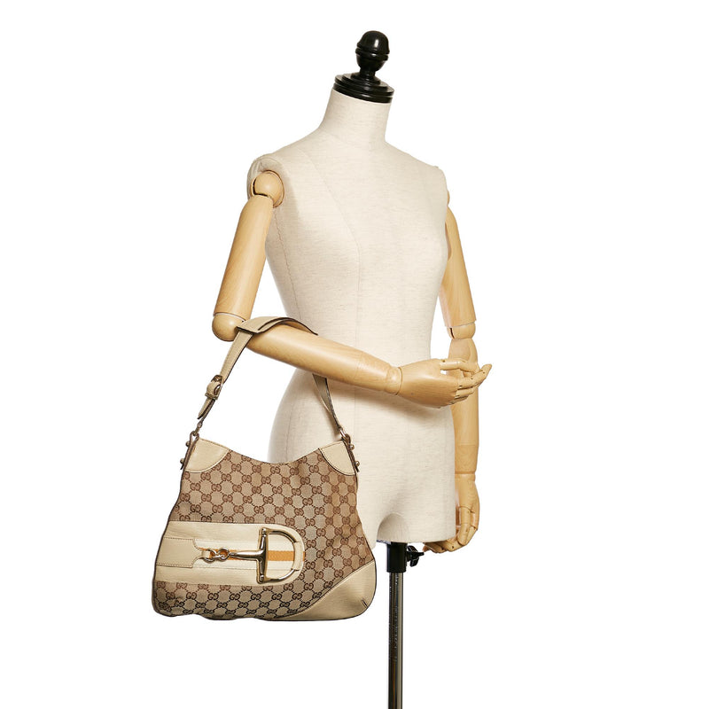 Gucci GG Canvas Shoulder Bag (SHG-ZvPrzg) – LuxeDH