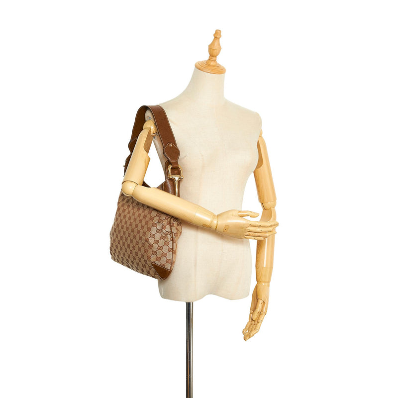 Hobo cloth mini bag Gucci Brown in Cloth - 34406585