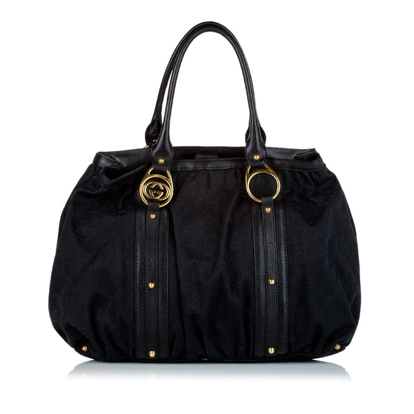 Gucci GG Canvas Interlocking G Tote Bag (SHG-21690)