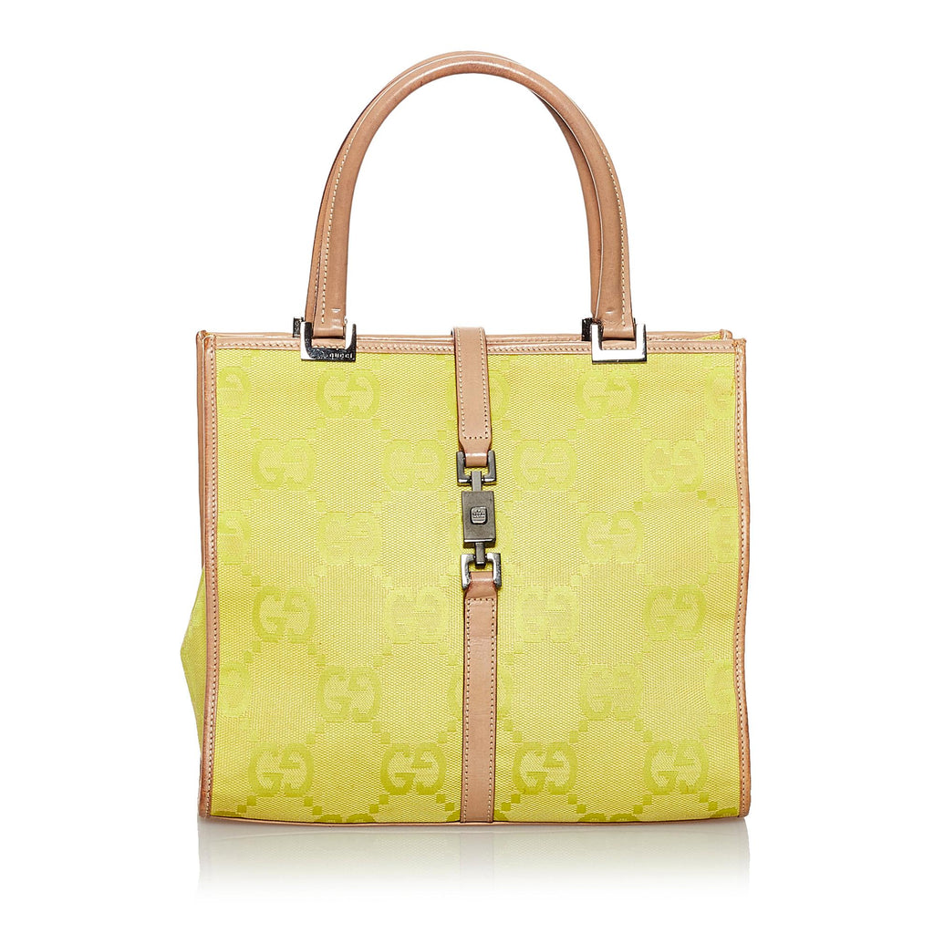 Gucci Jackie Canvas Shoulder Bag (SHG-32861) – LuxeDH