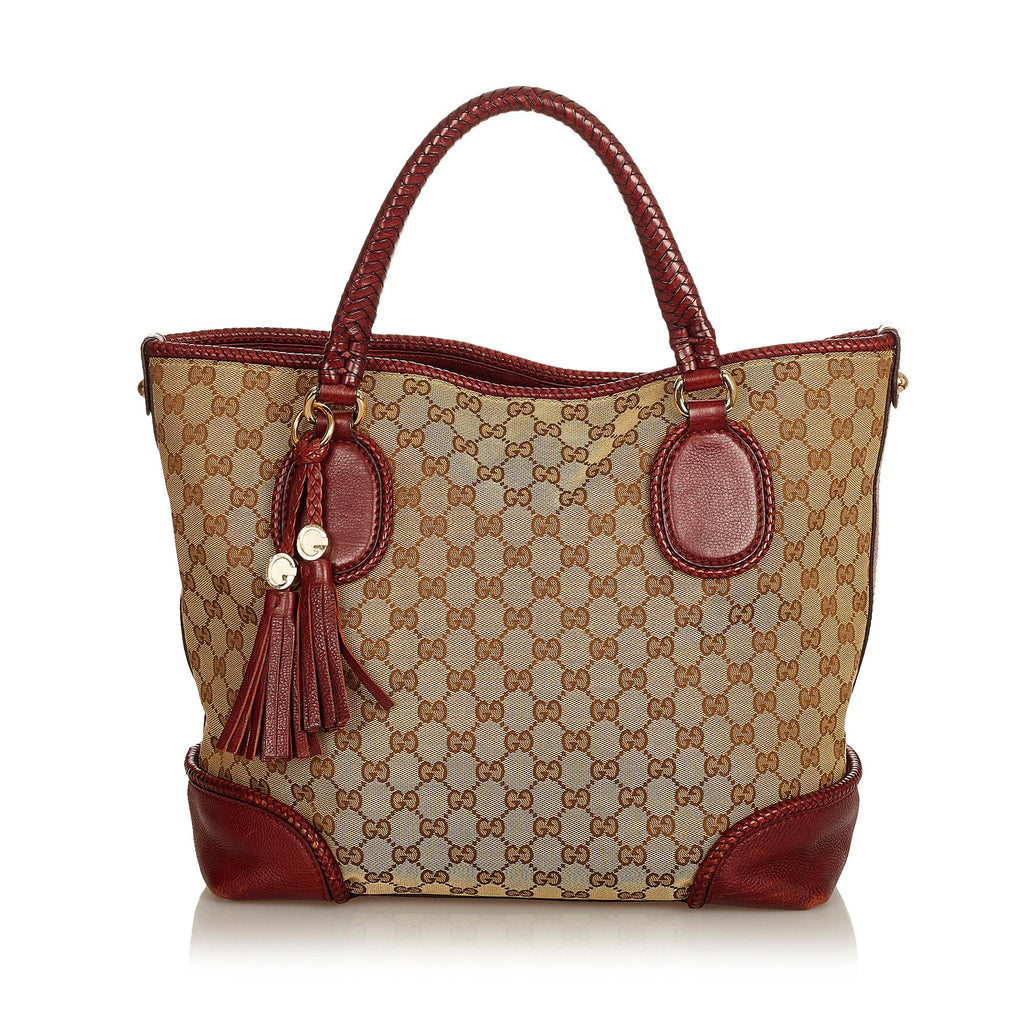 Gucci GG Canvas Marrakech Tote Bag (SHG-26532) – LuxeDH