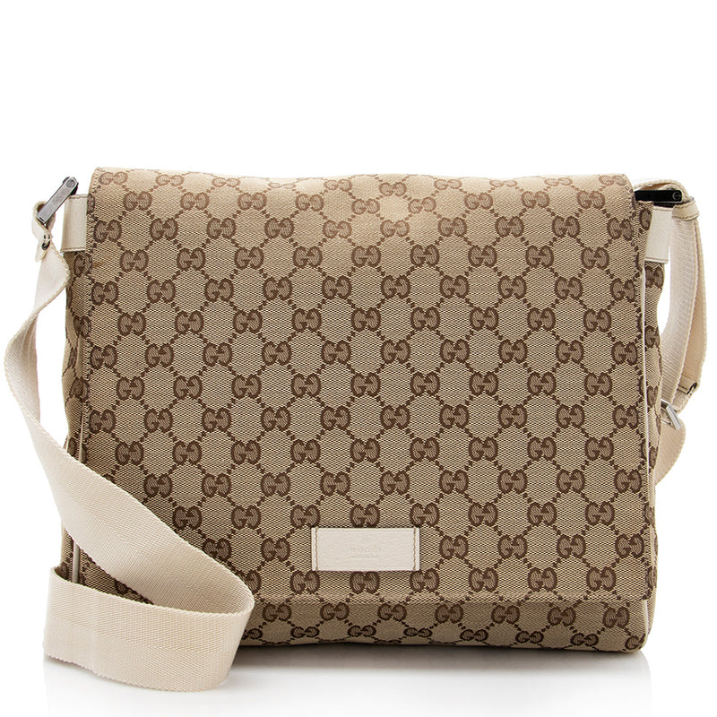 Gucci Brown/Beige GG Supreme Canvas and Leather Limited Edition
