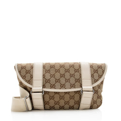 Buy Pre-Owned GUCCI Small Messenger Bag GG Canvas.