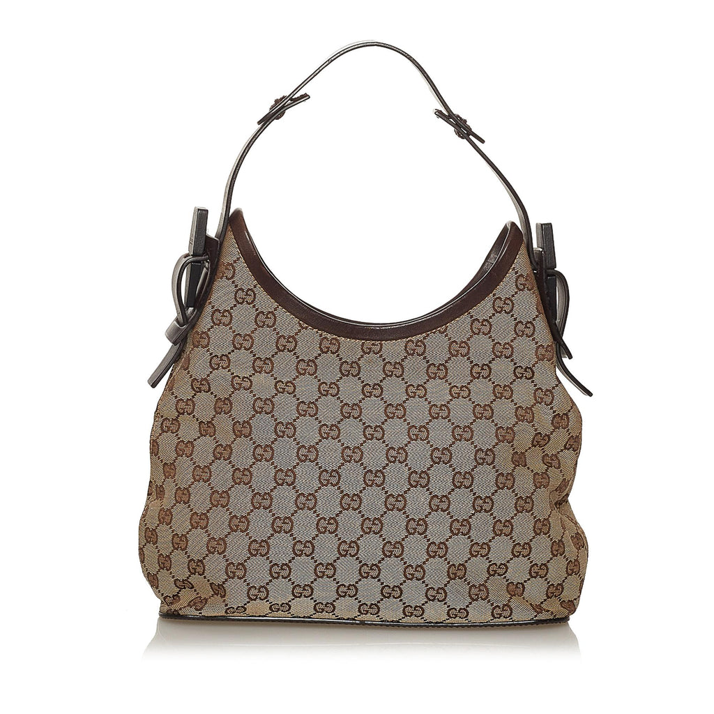 Gucci GG Canvas Charmy Shoulder Bag (SHG-30434) – LuxeDH