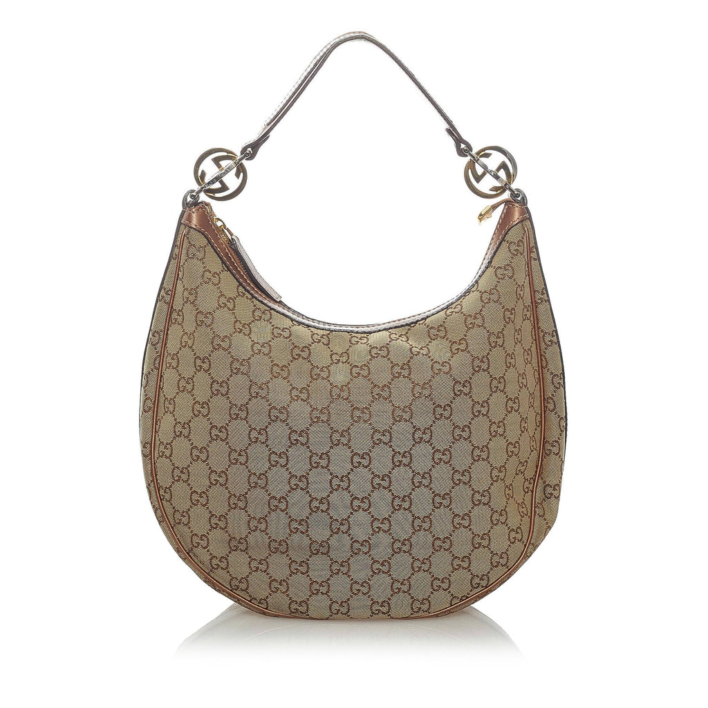 Gucci GG Canvas Shoulder Bag (SHG-mViepe) – LuxeDH