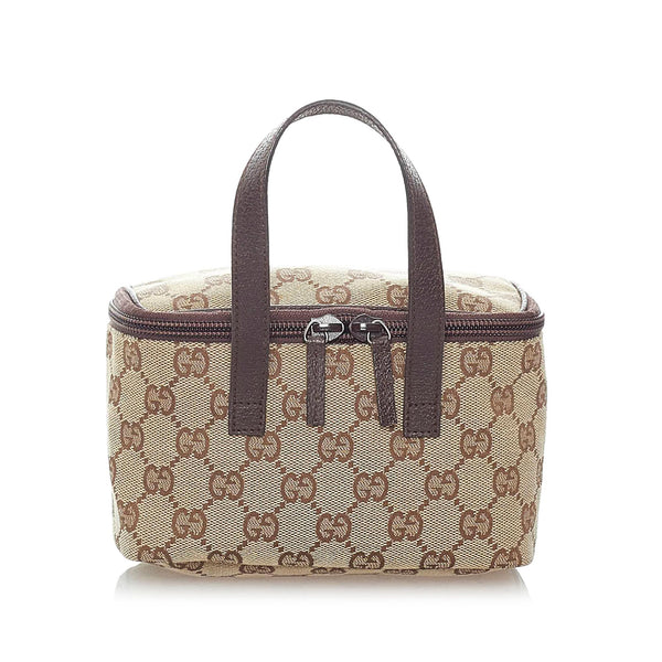 Gucci GG Canvas Vanity Bag (SHG-32768)
