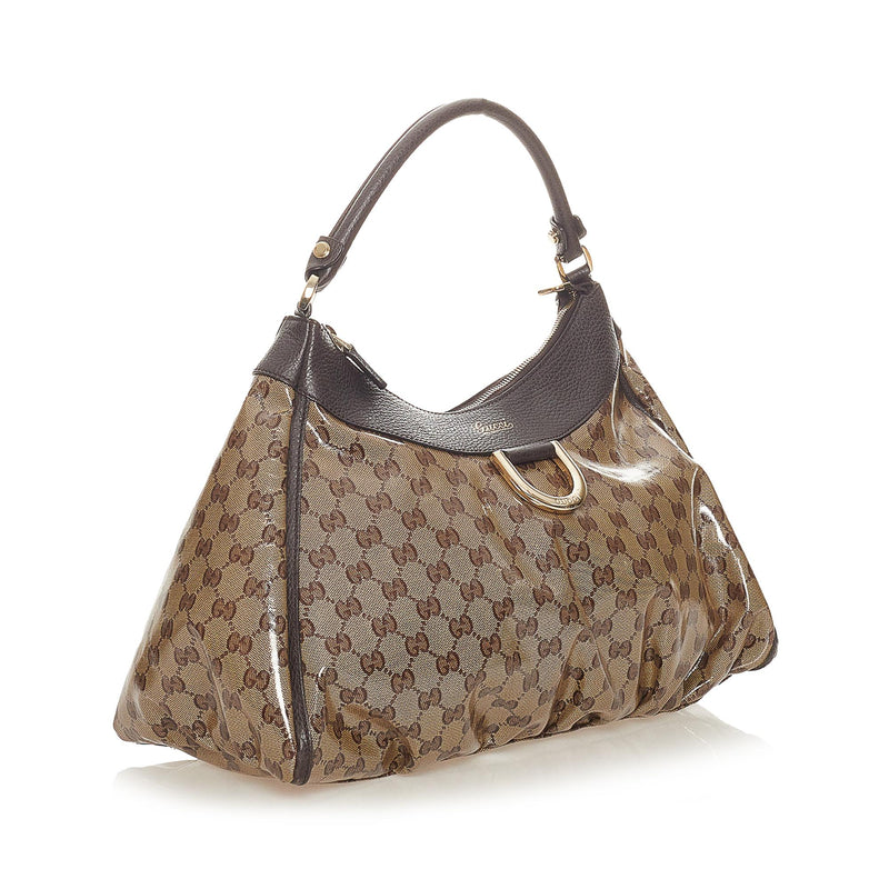 Gucci GG Crystal Abbey D-Ring Shoulder Bag (SHG-27345)