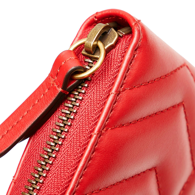 627064 Marmont Keychain Wallet Designer Womens Slim Zipped Coin